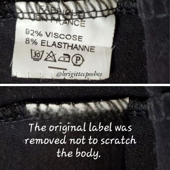 Black Beaded and Ruched Halter Top Size OS - Picture 8 of 8